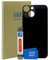 MMOBIEL Back Cover Glass Replacement Compatible with iPhone 13 mini - 5.4 inch - 2021 - Incl Openingtool and Adhesive - Midnight/Black