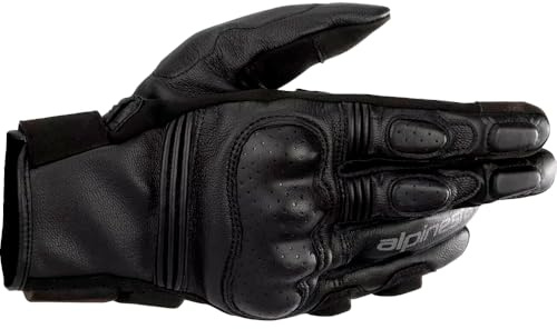 Alpinestars Phenom Leather Gloves Sporthandschuhe Motorradhandschuhe Lederhandschuhe, Black Black, L