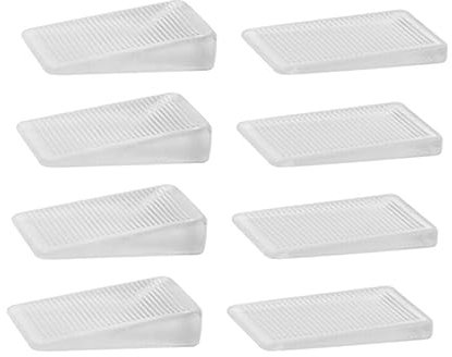 NAMOARLY 8pièces Butées De Porte Transparentes Pvc Cales De Niveau Antidérapantes Pour Meubles Et Sécurité À Domicile Accessoires Pratiques De Protection Les Accidents