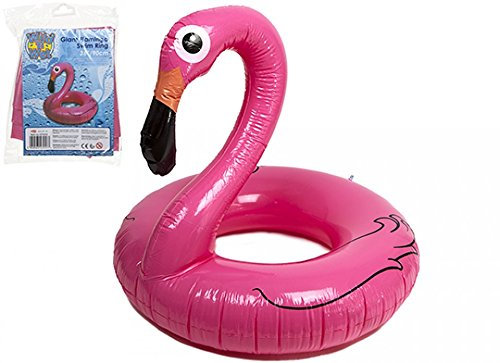 PMS 71034 Bouée Gonflable Motif Flamant Rose géant 86 cm