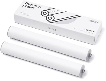 iDPRT A4 Thermopapier, 210 x 297 mm Thermopapier kompatibel mit MT890/HPRT MT810/M08F/ITP01/ITP04, BPA-frei und unterstützt Verträge, Bild usw, 2 Rollen