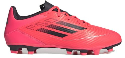 adidas F50 Club FxG - Zapatos Unisex para Adultos, Turbo/Aurbla/Platinmet, 44 2/3 EU