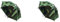 VENEKA 2X Mini Sonnenschirm Motorrad Handy Halter Dekorativer