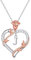 TINGN Geschenke für Frauen - Personalisierte Geschenke für Frauen, Halskette Damen, Kette Damen Silber, Anhänger Kette, Herz Halskette mit J Buchstaben Geschenk Hochzeit