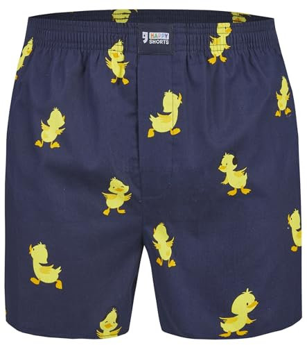 Happy Shorts X Herren Boxershorts, Boxer und Shorts mit Suspense, Farbe:Design 02, Grösse:M
