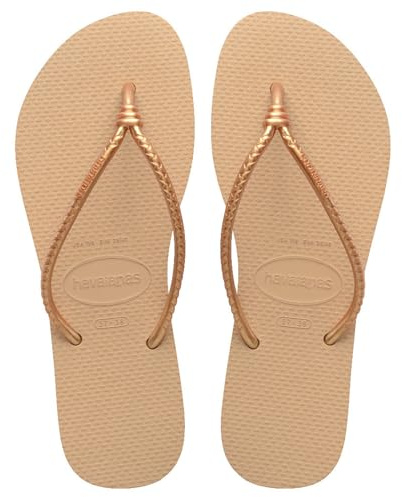 Havaianas Slim Tube Damen FlipFlop Golden 33/34 EU