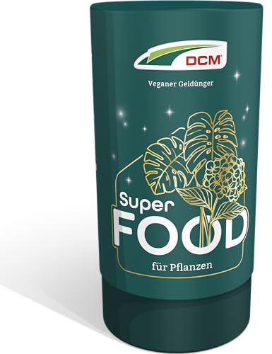 DCM Superfood für Pflanzen – Veganes, wasserlösliches Düngergel mit pflanzlichen Aminosäuren - Wachstums-Boost für Zimmer- und Balkonpflanzen - Schonend für Wurzeln - 200 ml mit Dosierspritze