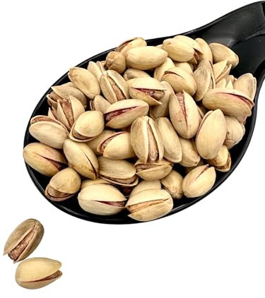 Pistacho 100% griego Egina con cáscara, horneado y salado, 20 g, 4,9 kg, producto DOP (1500 gramos)