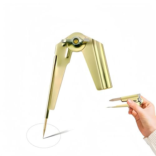 Scribe Tool, Scribing Tool for Woodworking & Metalworking - 8 Inch Precision Compass Scriber with Adjustable Pencil Holder, Accurate Circle Compass Tool for Carpentry, Drafting, Geometry & Leather