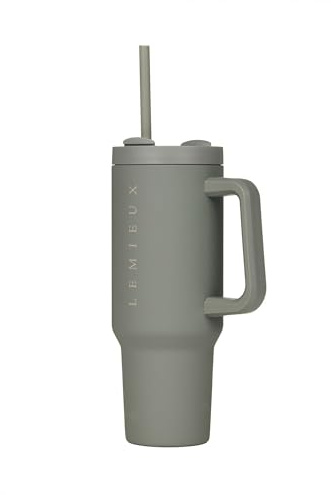 LeMieux Sports Cup - 1.2Litres - Vacuum Insulated - Carry Handle - Rosemary