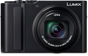 Panasonic LUMIX DC-TZ300E 20,1MP Appareil Photo Zoom Voyage, Objectif Leica 15x, Capteur BSI 1,0 Pouce, Vidéo et Photo 4K, Stabilisation 5 Axes, USB Type-C, Noir