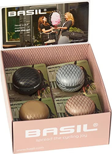 Basil Unisex – Erwachsene Ding-Dong Noir Glocke, Schwarz, One Size