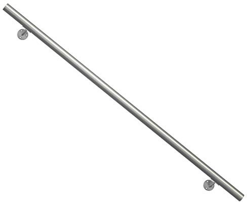 DOLLE Handlauf Set Aluminium matt 1500 mm (kürz- und verlängerbar) für Innen & Außen
