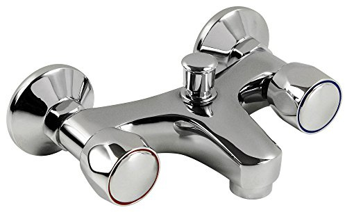 BALLETTO Wannenarmatur, 100mm, Chrom, keramisches Ventil