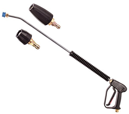 Nettoyeur haute pression professionnel Quick Connect Lot de pistolet 90 cm Lance Lance Rotabuse