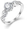 Starchenie Versprechen Ring 925 Sterling Silber Geburtsstein Unendlichkeit Ringe für Damen