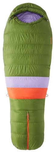 Marmot Damen Women's Angel Fire, Mumienschlafsack für Erwachsene, Gänsedaunen mit 650er Bauschkraft, sehr leicht und warm, 168 cm, geeignet bis -28 °C
