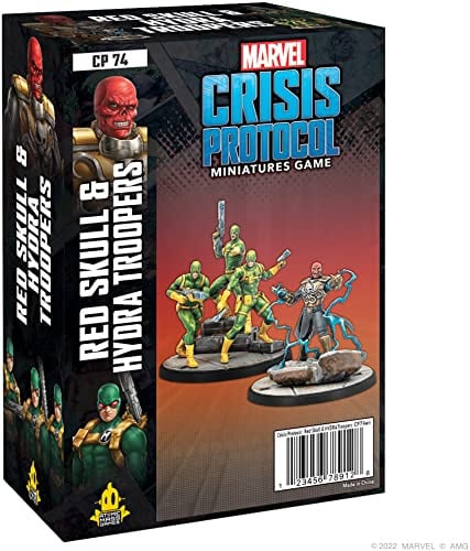 Atomic Mass Games Marvel Crisis Protocol – Red Skull & Hydra Troops – Miniaturspiel auf Englisch