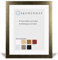 RahmenMax® Morena Bilderrahmen 31x41 cm zum Aufhängen/Bilderrahmen Maßanfertigung möglich/Posterrahmen aus MDF/Bilder Rahmen in Gold Antik mit Antireflex Acrylglas/Puzzle Rahmen
