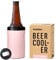 Huski Beer Cooler 2.0 | New | Premium Can and Bottle Holder | Triple Insulated Marine Grade Stainless Steel | Detachable 3-in-1 Opener | Works as a Tumbler | Best Gifts for Beer Lovers (Powder Pink)