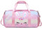 Sporttasche Kinder Mädchen Reisetaschen Mädchen Tanztasche Mädchen Kindertasche für Reisen Sport Gymnastik Schwimm,Hase-Muster