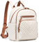 Miss Lulu Rucksack Damen Klein Elegant Cityrucksack Schultertasche Modern Casual Damenrucksack Wasserdicht Tagesrucksack Mini Backpack Tasche Anti-Diebstahl für Freizeit Schule Reisen Arbeit