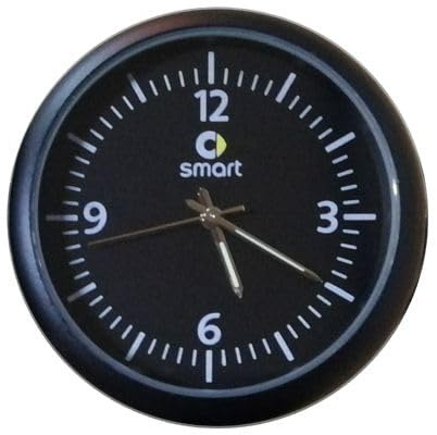YIBAJIO Auto Uhr, Autouhr Selbstklebend,für Smart Fortwo Forfour 453 451 452 450 454 Uhr Für Das Armaturenbrett Im Auto, Leuchtende Auto-Armaturenbrettuhr, Kfz-Ersatzuhren,B