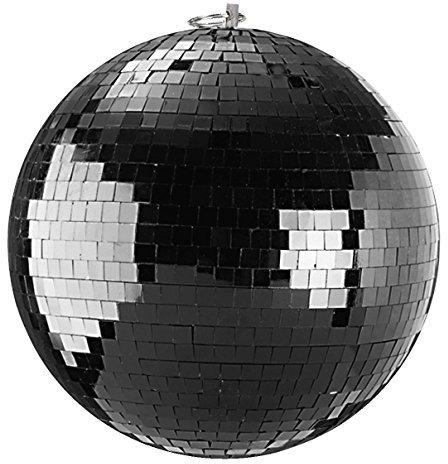 Spiegelkugel 20cm schwarz // Discokugel - Mirrorball 20cm black