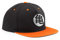 UKPrintwear Goku's Training Symbol Rapper Cap (Black/Orange Contrast)