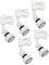 5x CLE PURI LED GU10 weiss 3 Ph. Stromschienstrahler f. Erco Staff Lival Eutrac Global Schiene max. 50W