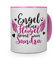 printplanet Tasse mit Namen Sandra - Motiv Engel - Namenstasse, Kaffeebecher, Mug, Becher, Kaffeetasse - Farbe Rosa
