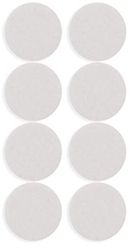 ToniTec Filzgleiter rund weiß kreisförmig 35mm