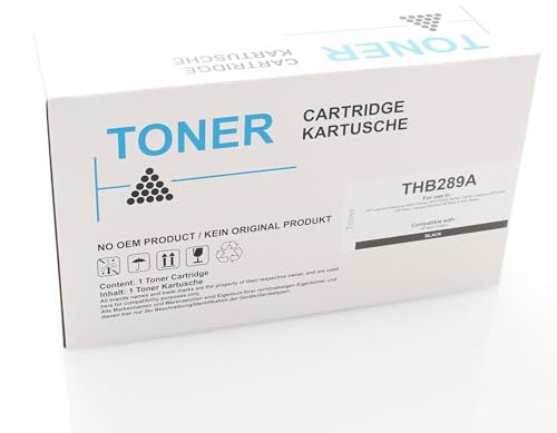 ABC Alternativ Toner für HP 89A 89X CF289A CF289X (ohne Chip) für HP Laserjet Enterprise M507 Series M507dn M507x MFP M528 M528dn M528f Flow M528z Managed E52645dn E52645c