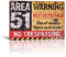 Vintage Blechschilder Metall Poster Retro Reproduktion Area 51 Do Not Enter Warnung Poster