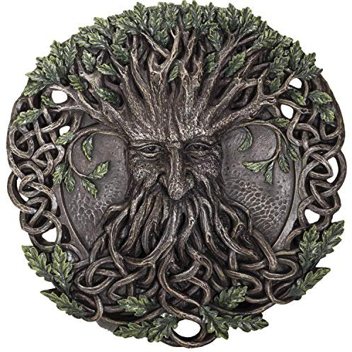 Pacific Giftware Wandrelief Greenman Magischer Wald | Keltische Knoten Eichenbaum Wanddeko