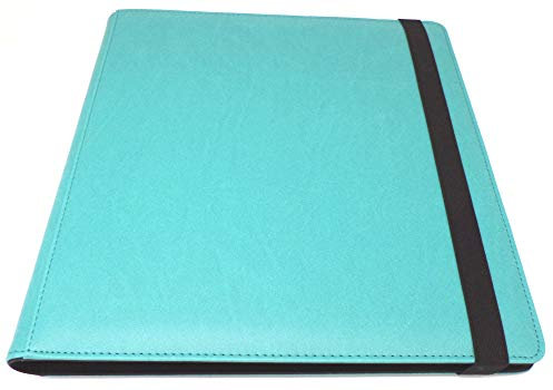 docsmagic.de Pro-Player Premium 12/24-Pocket Playset Album Mint - 480 Card Binder - MTG - PKM - YGO - Kartenalbum Aqua