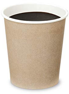 Carton de 1000 gobelets carton kraft 4OZ