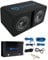 Rockville DK58 PACKAGE Dual 8 1600w Loaded K5 Car Subwoofer Enclosure+DB11 Amp