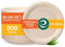 ECO SOUL Compostable Paper Plates (25Cm) 10 Inch [200-Pack] Heavy Duty Disposable Sugarcane Bagasse Dinner Plates | Eco Friendly Biodegradable Microwave Safe Party