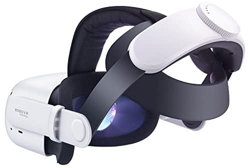 BOBOVR M1 Plus Sport Head Strap Compatible with Oculus Quest 2 Enhanced Comfort Reduce Facial Stress Fitness Elite Replacement Strap For Quest2 Accessory