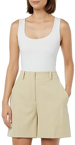 HUGO Women's Hatisi Shorts, Medium Beige265, 38
