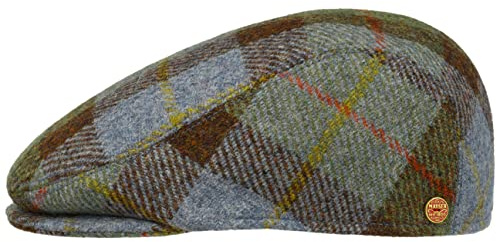 Mayser Erik Flatcap Schirmmütze kariert meliert Herren Herbst Winter