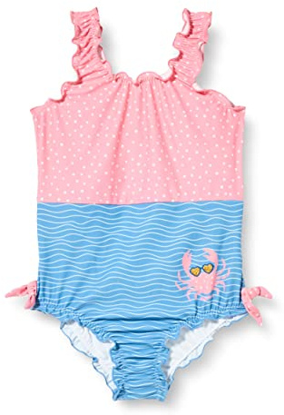 Playshoes UV-Schutz Badeanzug Mädchen Schwimmanzug Badebekleidung, Krebs, 134/140