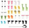 Tenedores Fruta Niños,Mini Tenedores Infantiles,Tenedores De Frutas De Animales,Palillos para Niños Frutas,Tenedores Fruta,Plastico Reutilizables para Fruta Postre Fiesta Decoración de Bento,36 Piezas