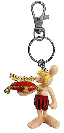 Plastoy Asterix Schlüsselanhänger Asterix bei den Olympischen Spielen - Kunststoff - 11 cm