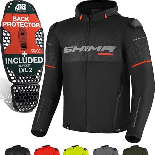 SHIMA Unisex Drift Jacke, Schwarz, XXL