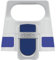SIGG WMB ONE Top Blue couvercle (taille unique), pièce de rechange pour bouteille SIGG, bouchon étanche qui s'ouvre d'une seule main