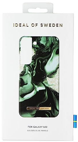 iDeal Of Sweden Bedruckte Hülle für Samsung Galaxy S22 - Golden Olive Marble