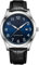 CIVO Watches Men Leather Strap Analogue Mens Watch with Date Window Minimalist Waterproof Luminous Wrist Watches for Men Classic Easy Read Quartz Gents Watches Blue Face, Mens Gifts