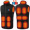 Y.A. LOTUS Gilet chauffant pour homme et femme, gilet chauffant sans manches, veste chauffante Usb pour l'extérieur, randonnée, moto, chasse, camping, ski - XXL (Pas De Batterie)